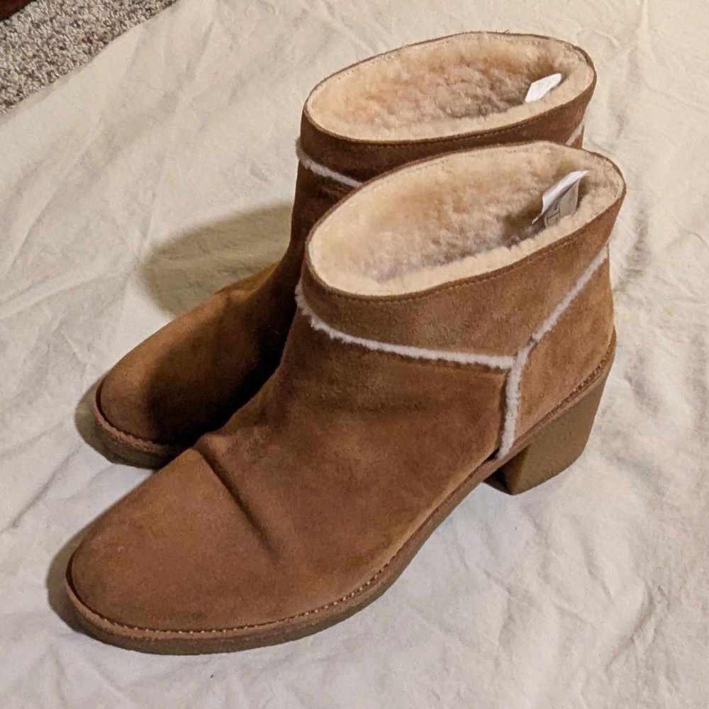 UGG Tan Ankle Booties